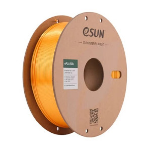 Філамент eSun PLA-Silk, темно-жовтий, 1кг/рулон, з паперовою втулкою, 1,75мм