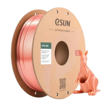 Філамент eSun PLA-Silk, рожево-золотистий, 1кг/рулон, з паперовою втулкою, 1,75мм Філамент eSun PLA-Silk, рожево-золотистий, 1кг/рулон, з паперовою втулкою, 1,75мм
