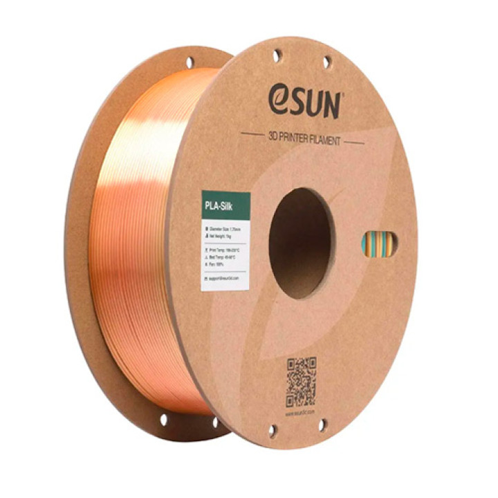 Филамент eSun PLA-Silk Rainbow, радужный А, 1кг/рулон, с бумажной втулкой, 1,75мм