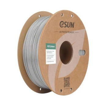 Філамент eSun PETG-Basic, сріблястий, 1кг/рулон, з паперовою втулкою, 1,75мм Філамент eSun PETG-Basic, сріблястий, 1кг/рулон, з паперовою втулкою, 1,75мм