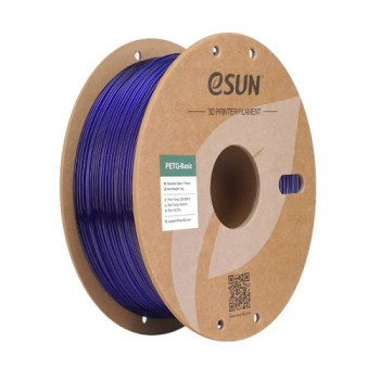 Філамент eSun PETG-Basic, напівпрозорий блакитний, 1кг/рулон, з паперовою втулкою, 1,75мм Філамент eSun PETG-Basic, напівпрозорий блакитний, 1кг/рулон, з паперовою втулкою, 1,75мм