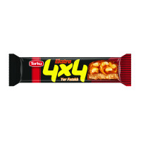 Батончик Torku 4x4  з нугою, карамеллю та арахісом в шоколадній глазурі 50 г 