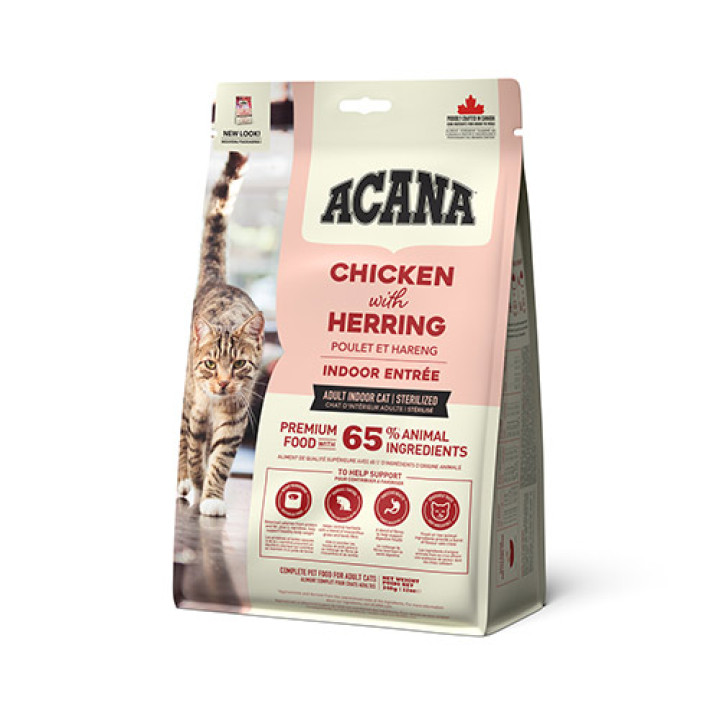 Acana Indoor Entree Cat - корм Акана Индор Энтре для взрослых котов 1.8 кг