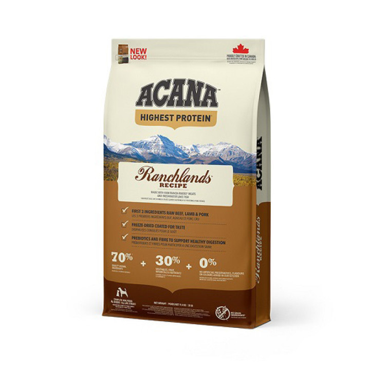 Acana Ranchlands Dog Recipe - корм Акана для собак всех пород и стадий жизни 11.4 кг