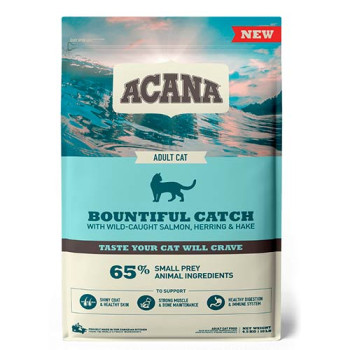 Acana Bountiful Catch Cat - корм Акана Баунтіфул Кетч для дорослих котів 4.5 кг