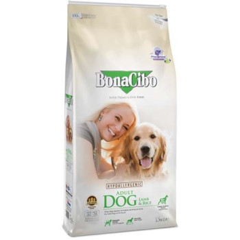Сухий корм BonaCibo Adult Dog Lamb&Rice для дорослих собак всіх порід з ягням та рисом, 15 кг