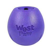 Іграшка для собак West Paw Rumbl Large Eggplant велика фіолетова 10см