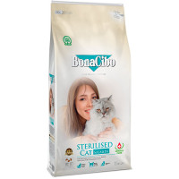 Сухий корм BonaCibo Adult Cat Sterilised Salmon з лососем для дорослих стерилізованих котів та котів із зайвою вагою 15 кг