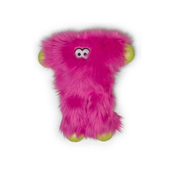 Іграшка пищалка для собак West Paw Peet Hot Pink пухнаста рожева