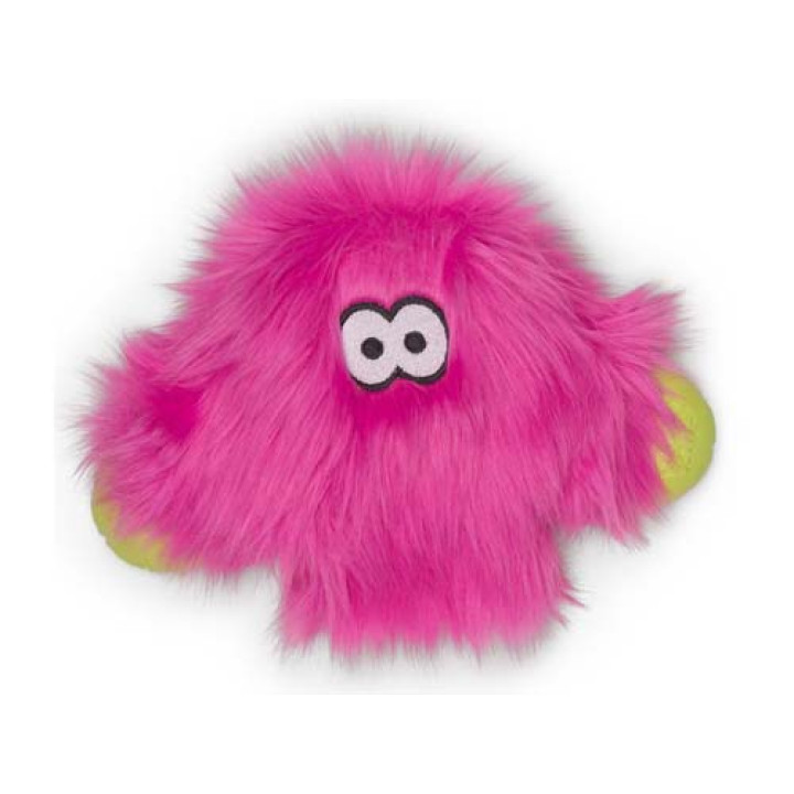 Іграшка пищалка для собак West Paw Taylor Hot Pink пухнаста рожева