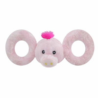 Іграшка для собак Jolly Pets Tug-a-mal пищалка для перетягування порося середня