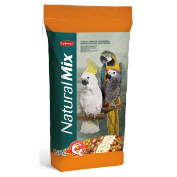 Padovan NaturalMix Pappagalli - основной корм Падован для крупных попугаев 18 кг (PP00006)