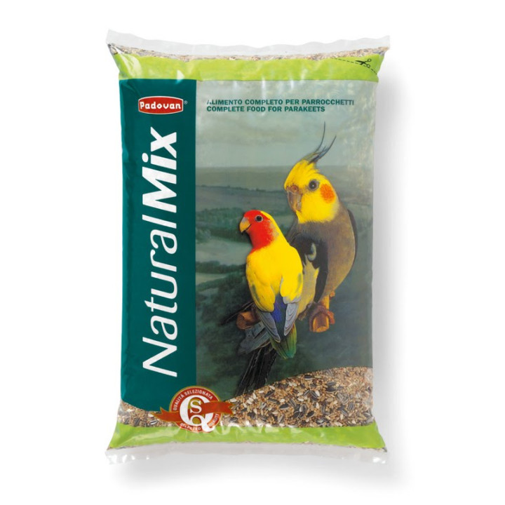 Padovan NaturalMix Parrochetti - основний корм Падован для середніх папуг 4,5 кг (PP00129)