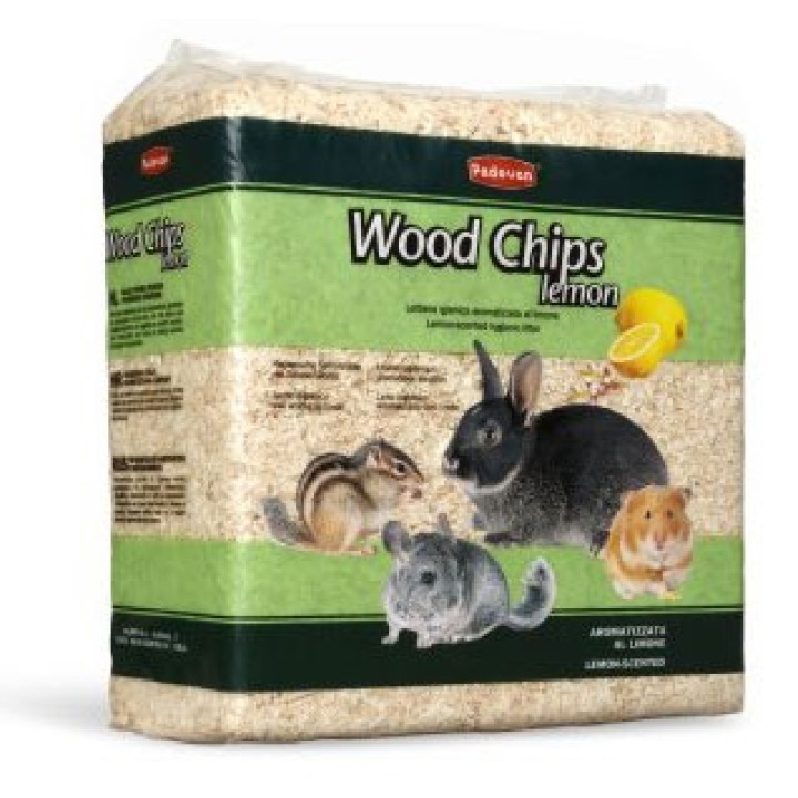 Padovan Wood Chips Lemon- наполнитель Падован гигиенический для грызунов 1 кг (PP00171)