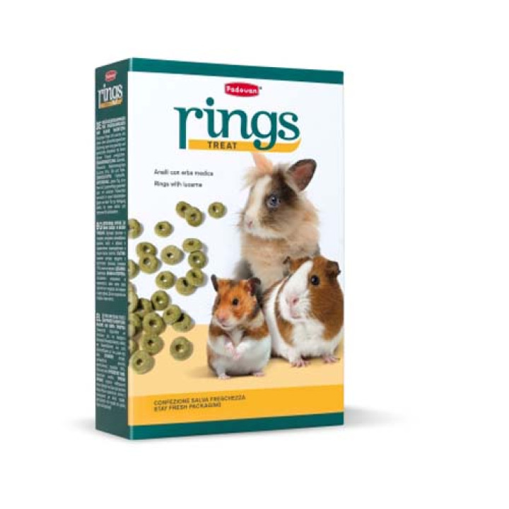 Padovan Rings with Lucerne - корм для грызунов, 150 г