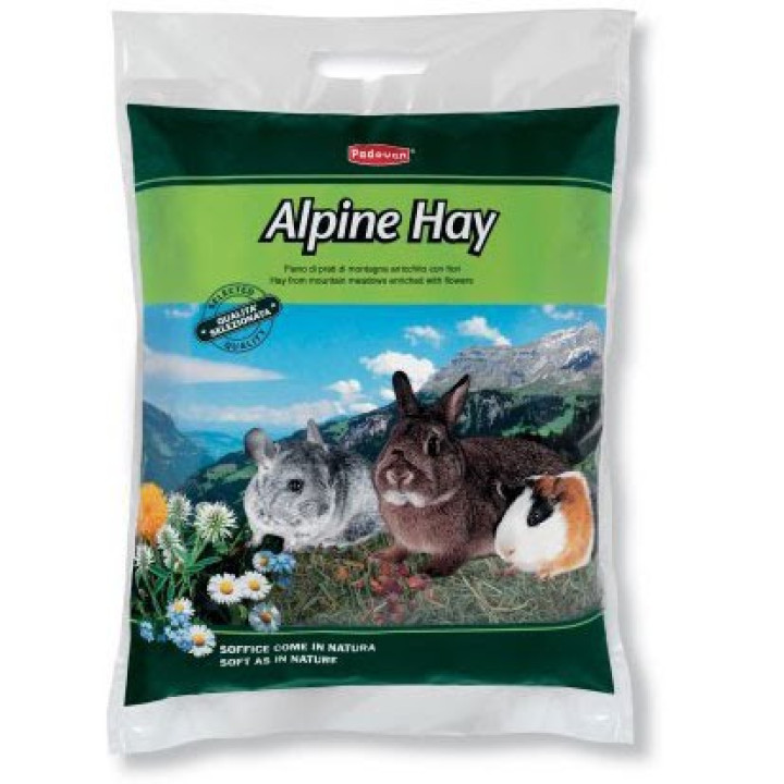 Padovan Alpine Hay - непрессованное сено Падован из альпийских трав 700 г (PP00405)