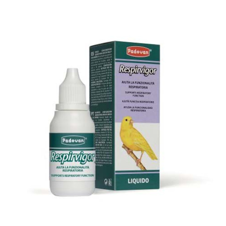 Padovan Respirvigor - додатковий рідкий корм (прикорм) для птахів, 30 мл