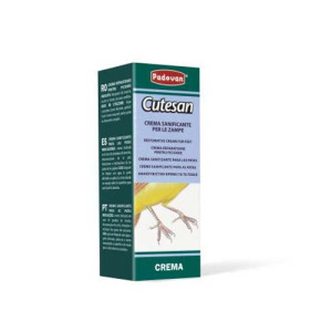 Padovan Cutesan - восстанавливающий крем для лап птиц, 2 мл