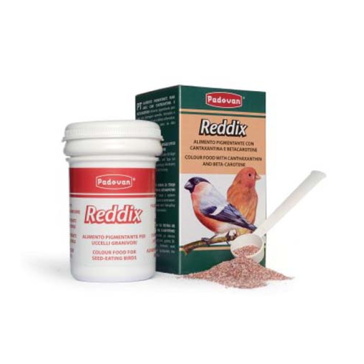 Padovan Reddix - корм додатковий пігментуючий для зерноїдних птахів, 30 г
