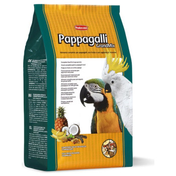 Padovan GrandMix Pappagalli - комплексный основной корм Падован для крупных попугаев 12,5 кг (PP00576)