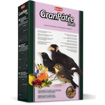 Padovan Granpatee Fruits - универсальный корм Падован для насекомоядных и плодоядных птиц 1 кг (PP00192)