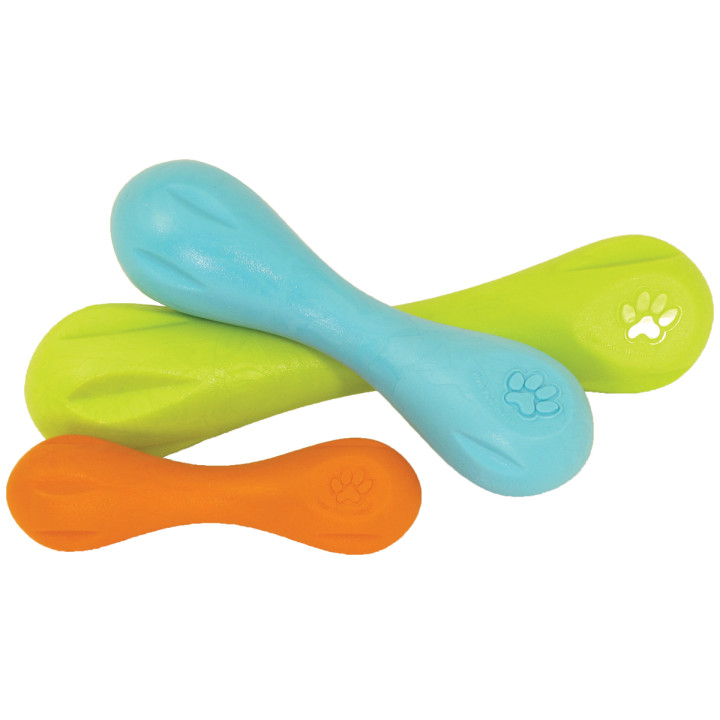 West Paw Hurley XSmall Aqua - косточка Вест Пау Харлей Аква маленькая для собак голубая 11 см