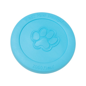 West Paw Zisc Large - іграшка-фрісбі Вест Пау Зіск більша для собак блакитна 17 см