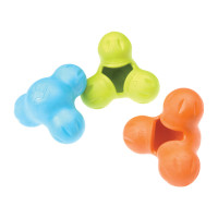West Paw Tux Small - игрушка для лакомств Вест Пау Тукс маленькая для собак голубая 10 см