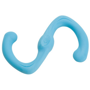 West Paw Bumi Large Aqua - игрушка Вест Пау Буми Аква S-образная большая для собак голубая 24 см