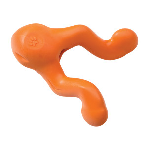 West Paw Tizzi Small - игрушка для лакомств Вест Пау Тиззи маленькая для собак оранжевая 11 см