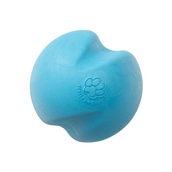 West Paw Jive XSmall - мячик Вест Пау Джив маленький для собак голубой 5 см