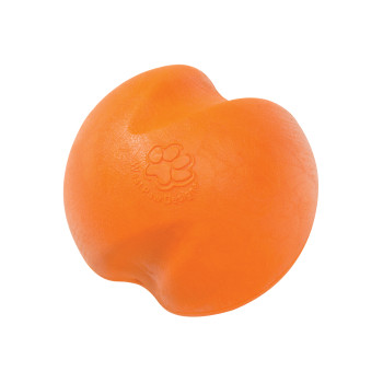 West Paw Jive Large - м'ячик Вест Пау Джив великий для собак жовтогарячий 8 см