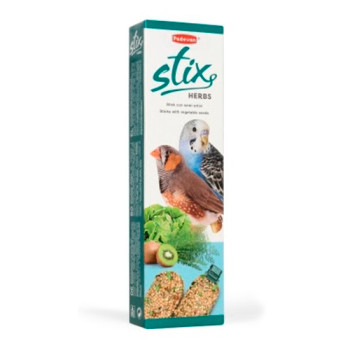 Padovan Stix herbs - корм Падован для волнистых попугаев и маленьких экзотических птиц 80 г (PP00141)