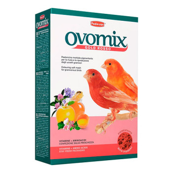 Padovan OvomixGold rosso - мягкий корм Падован для вскармливания птенцов 300 г (PP00196)