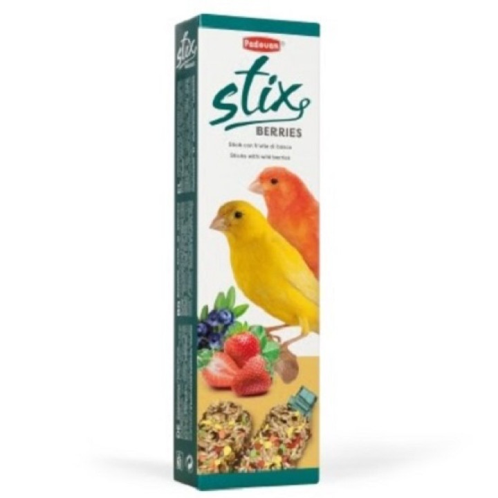 Padovan Stix berries canarini - палички Падован з ягодами для канарок 60 г