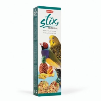 Padovan Stix tropical - корм Падован для волнистых попугаев и маленьких экзотических птиц 80 г (PP00207)
