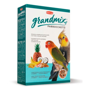 Padovan GrandMix Parrochetti - корм Падован для средних попугаев 400 г (PP00278)