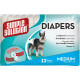 Simple Solution Disposable Diapers Medium - гигиенические подгузники для животных Симпл Солюшн 12 шт (ss10584)