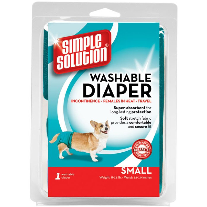 Simple Solution Washable Diaper Small – многоразовая гигиеническая подложка для собак мала