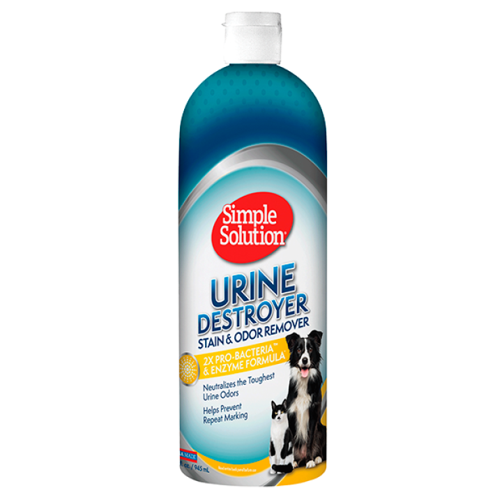 Simple Solution Urine Destroyer - cредство Симпл Солюшн для нейтрализации запахов и удаления пятен мочи животных 945 мл (ss11362)