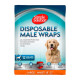 Simple Solution Disposable Male Wrap Large – гигиеническая подкладка-протектор для кобелей большая, 12 шт