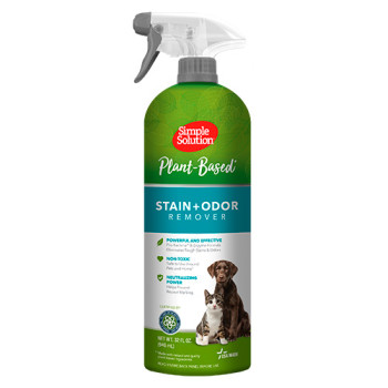 Simple Solution Plant-Based Stain and Odor Remover - растительное средство для нейтрализации запахов и удаления пятен жизнедеятельности домашних животных, 945 мл