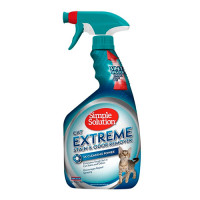 Simple Solution Extreme Cat Stain & Odor Remover - спрей Сімпл Солюшн для нейтралізації запаху і плям від життєдіяльності котів 945 мл (ss10621)