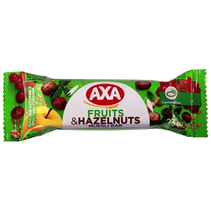 Батончик АХА з фруктами та горіхами 23г