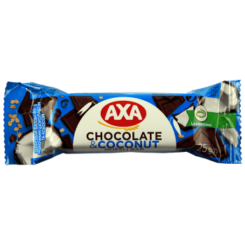 Батончик АХА з молочним шоколадом та кокосом 25г