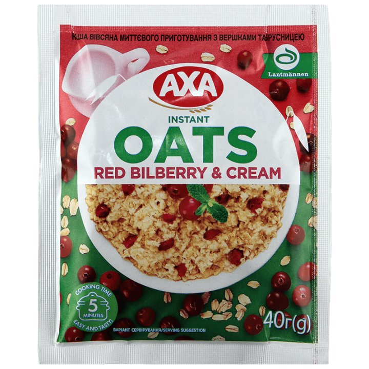 Каша АХА з вершками та брусницею 40 г
