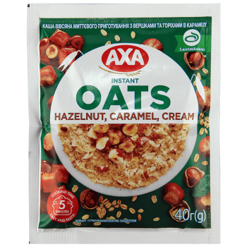 Каша АХА з вершками та горіхами в карамелі 40 г