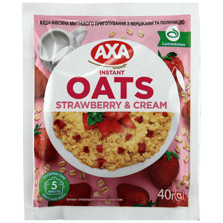 Каша АХА з вершками та полуницею 40 г