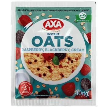 Каша АХА з вершками, малиною та ожиною 40 г
