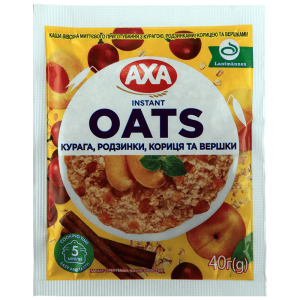 Каша АХА з курагою, родзинками, корицею та вершками 40 г